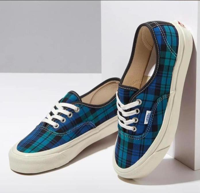 Blue Asics Trail Running Shoes